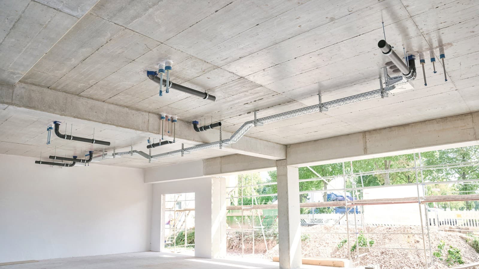 Geberit SuperTube în complexul Europakarree din Erfurt Geberit SuperTube în complexul Europakarree din Erfurt