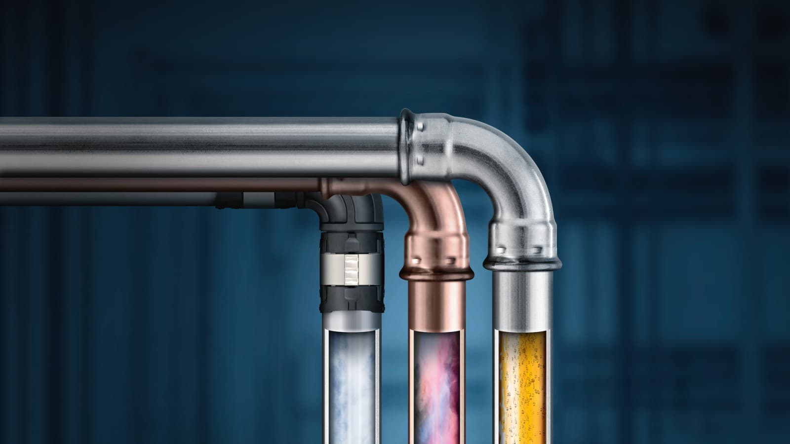 Geberit PipeSelect interoghează sistemul de conducte Geberit selectat Geberit PipeSelect interoghează sistemul de conducte Geberit selectat