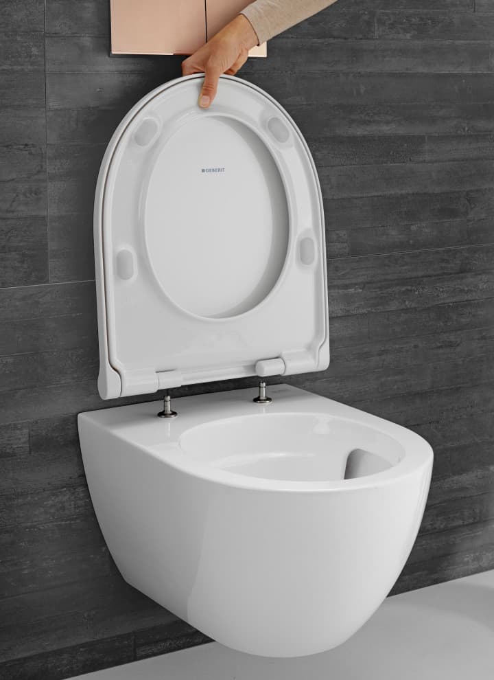 Vasul WC Geberit Acanto cu funcţie QuickRelease Vasul WC Geberit Acanto cu funcţie QuickRelease